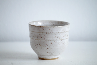 Speckled teacup
